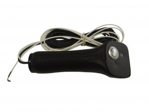 Stick grip leather with radio button
